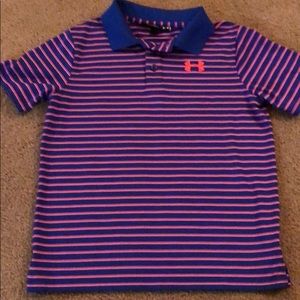 Boys Under Armour Polo Collar Shirt